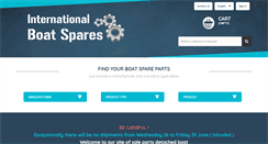 Desktop Screenshot of international-boat-spares.com
